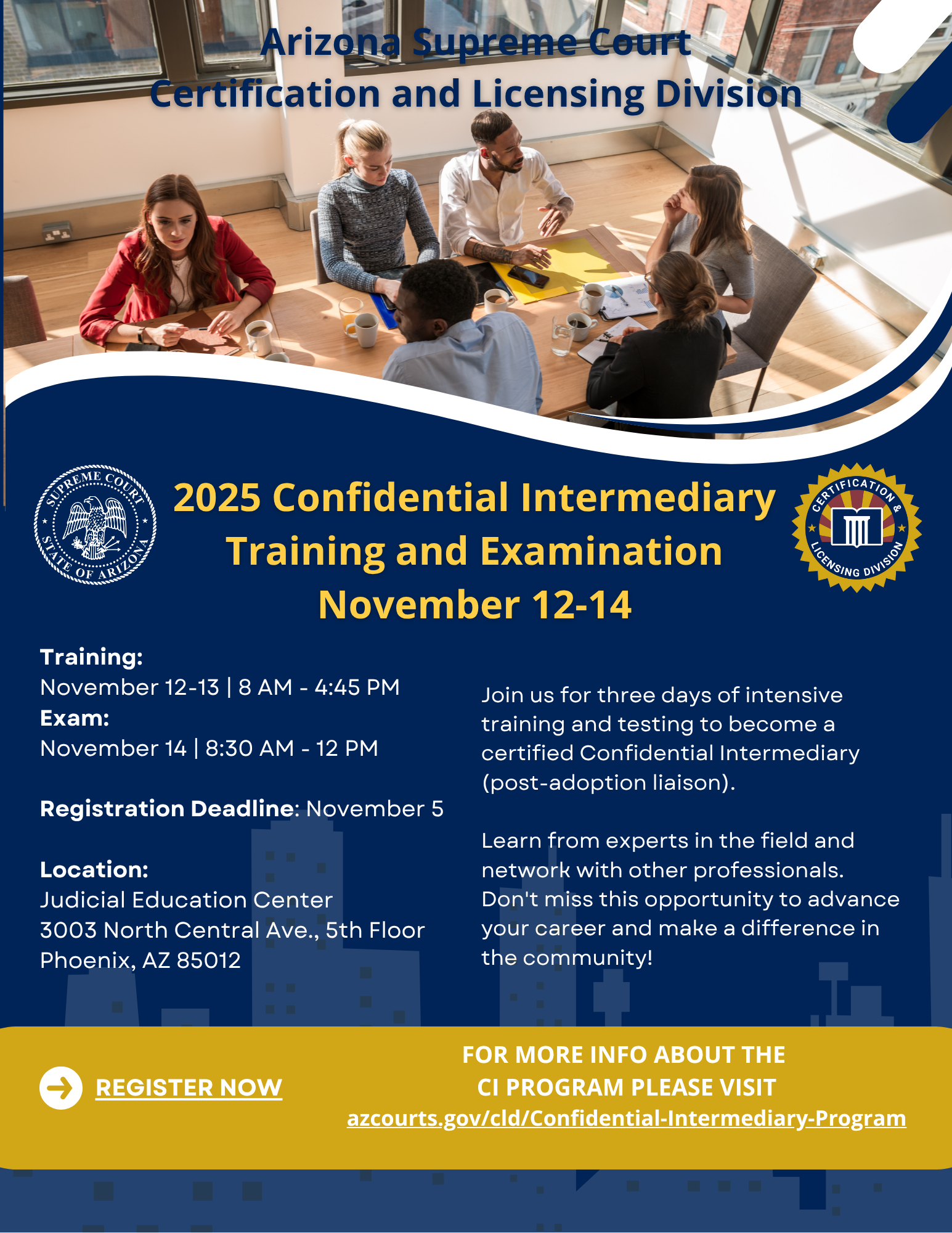 Training & Examination Information